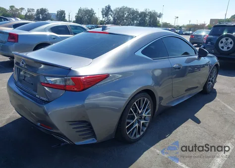 2016 Lexus Rc 200T из США, поврежденный, VIN JTHHA5BC4G5000762